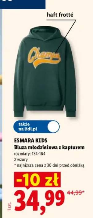 Bluza młodzieżowa z kapturem