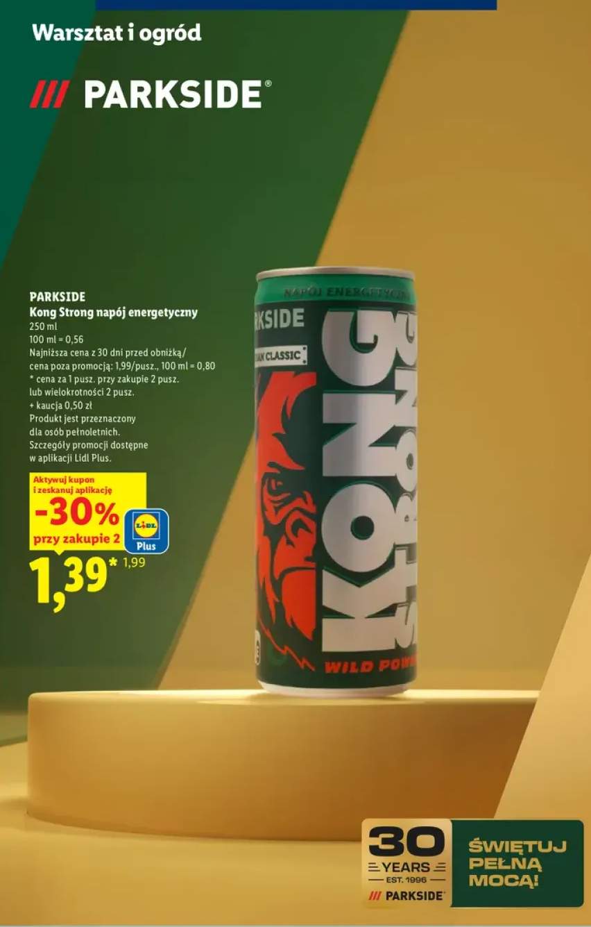 Napój energetyczny Kong Strong Parkside