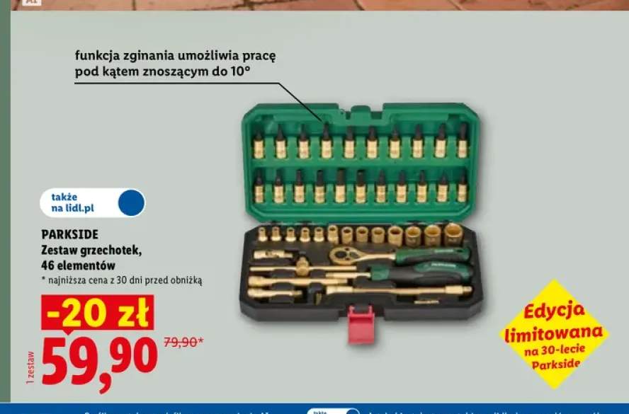 Zestaw grzechotek 46 elementów Parkside