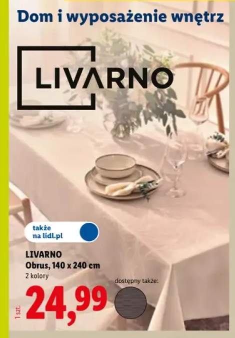 Obrus Livarno 140x240 cm