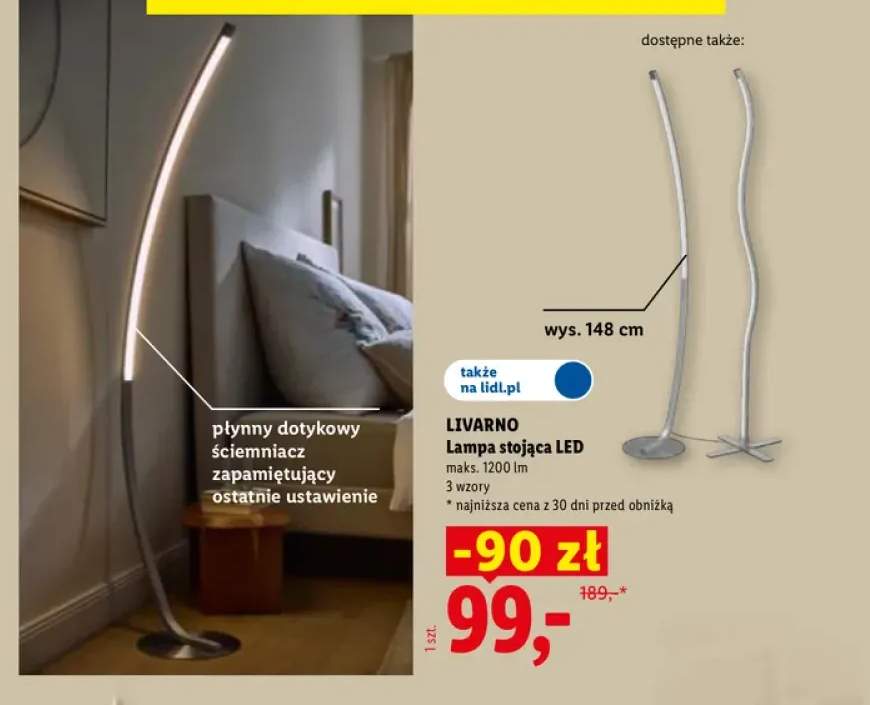 Lampa stojąca LED Livarno