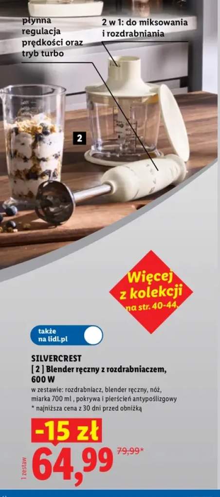 Blender ręczny z rozdrabniaczem Silvercrest