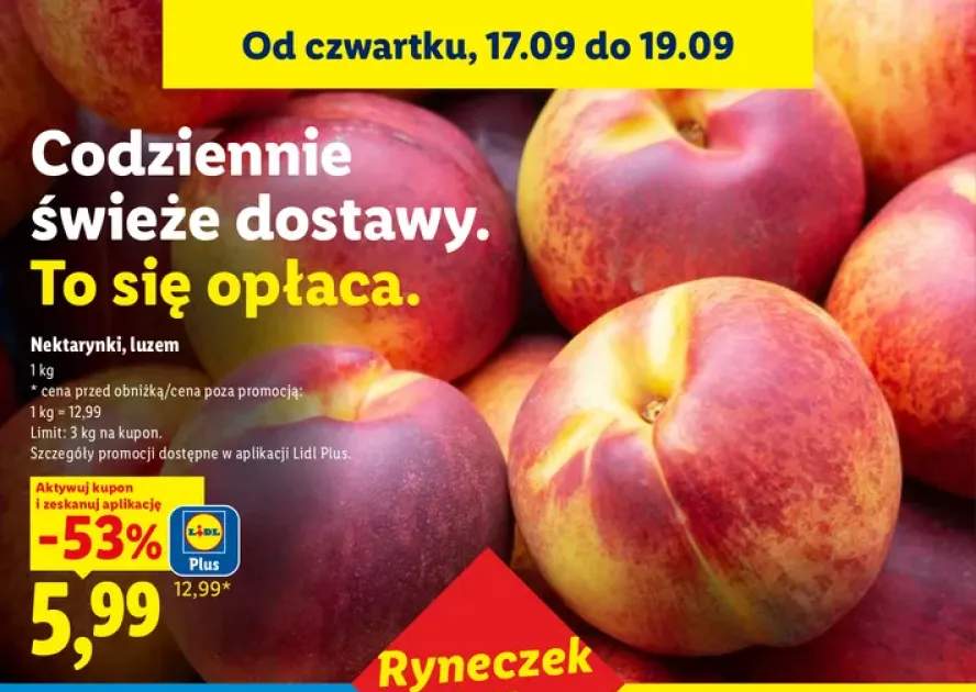 Nektarynki luzem