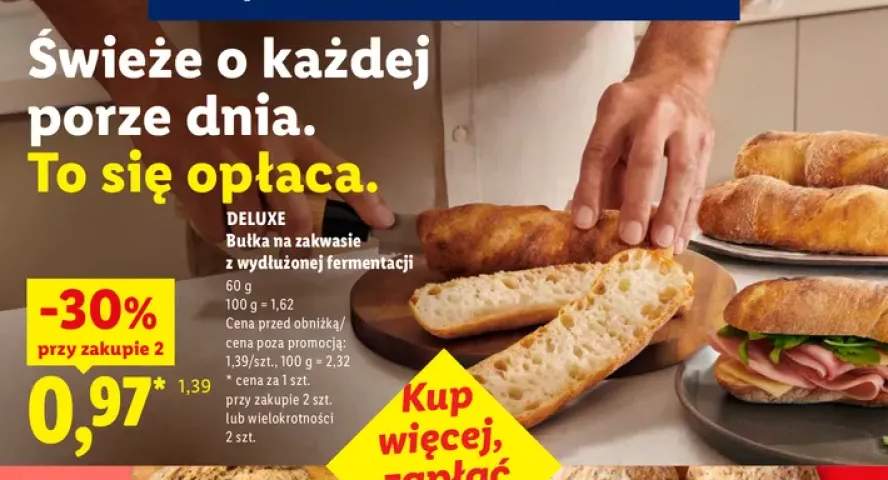 Bułka na zakwasie z wydłużonej fermentacji Deluxe
