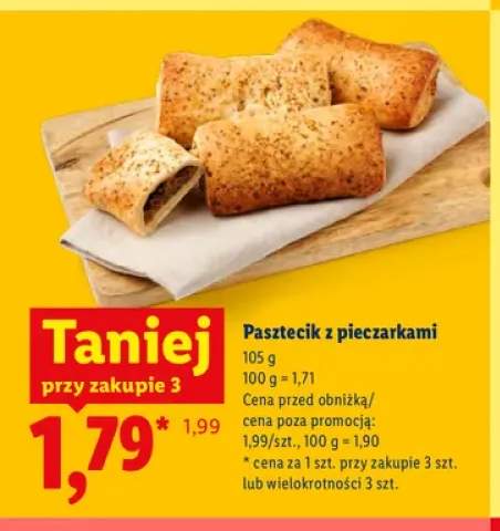 Pasztecik z pieczarkami