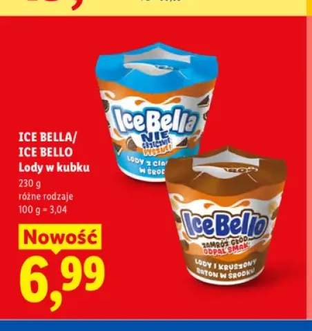 Lody w kubku Ice Bello