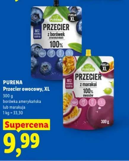 Przecier owocowy XL borówka amerykańska Purena +1 wariant