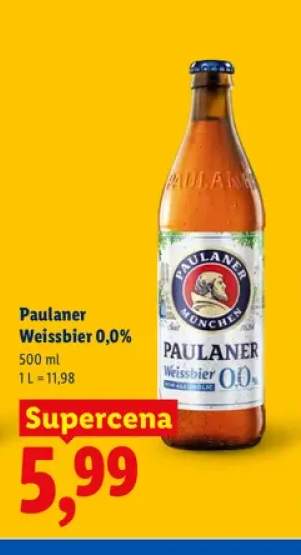 Piwo bezalkoholowe Paulaner Weissbier