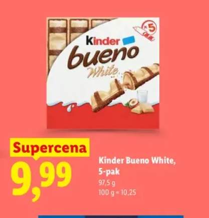 Kinder Bueno White 5-pak