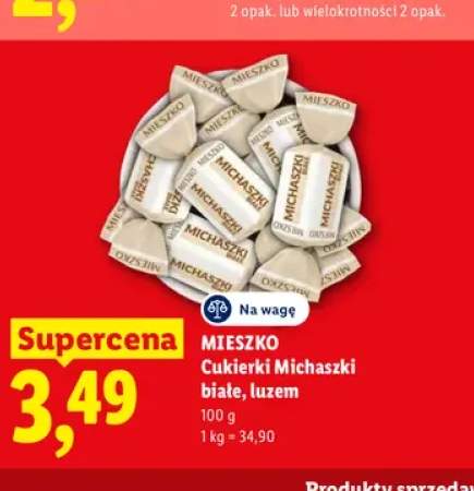Cukierki Michaszki białe luzem Mieszko