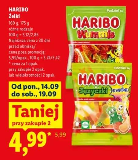 Żelki Wummis Haribo +1 wariant