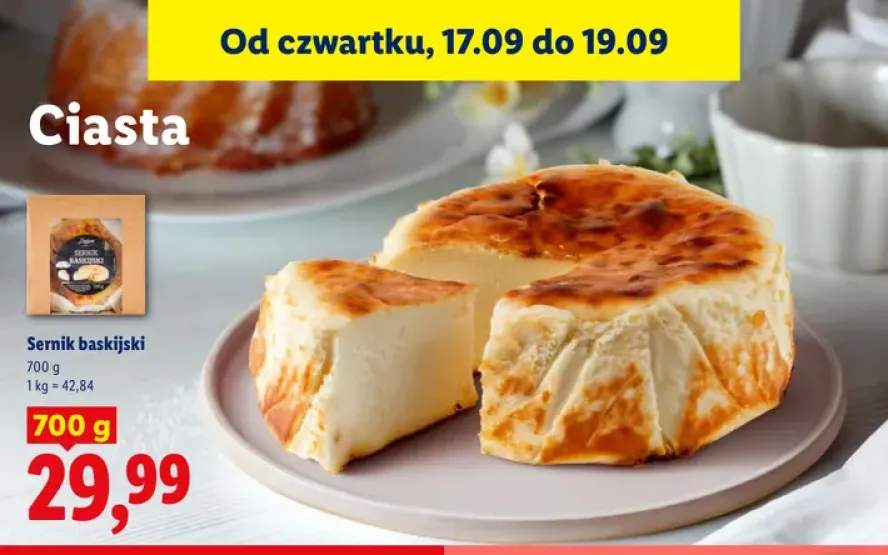 Sernik baskijski Deluxe