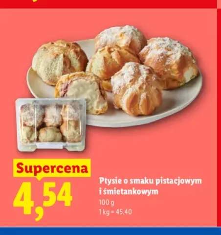 Ptysie o smaku śmietankowym +1 wariant