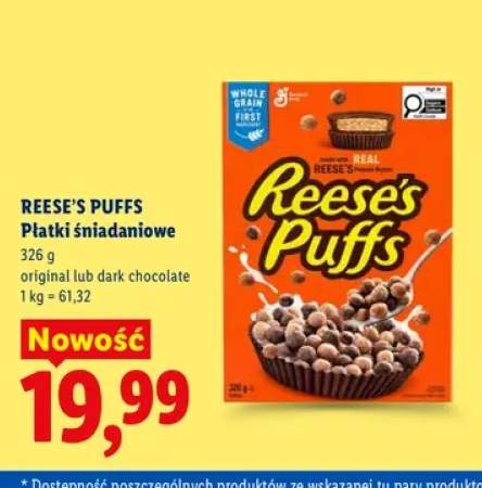 Płatki śniadaniowe original Reese's Puffs +1 wariant