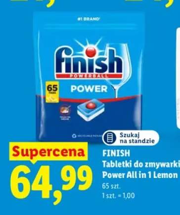 Tabletki do zmywarki Power All in 1 Lemon Finish