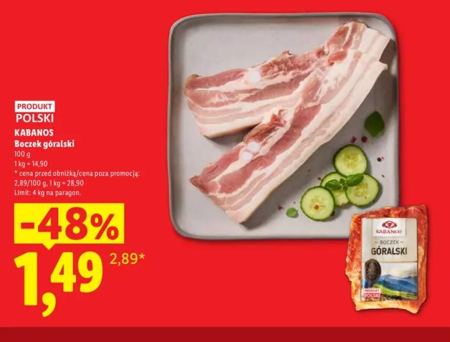 Boczek góralski Kabanos