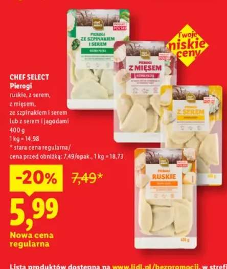 Pierogi ruskie Chef Select +4 warianty