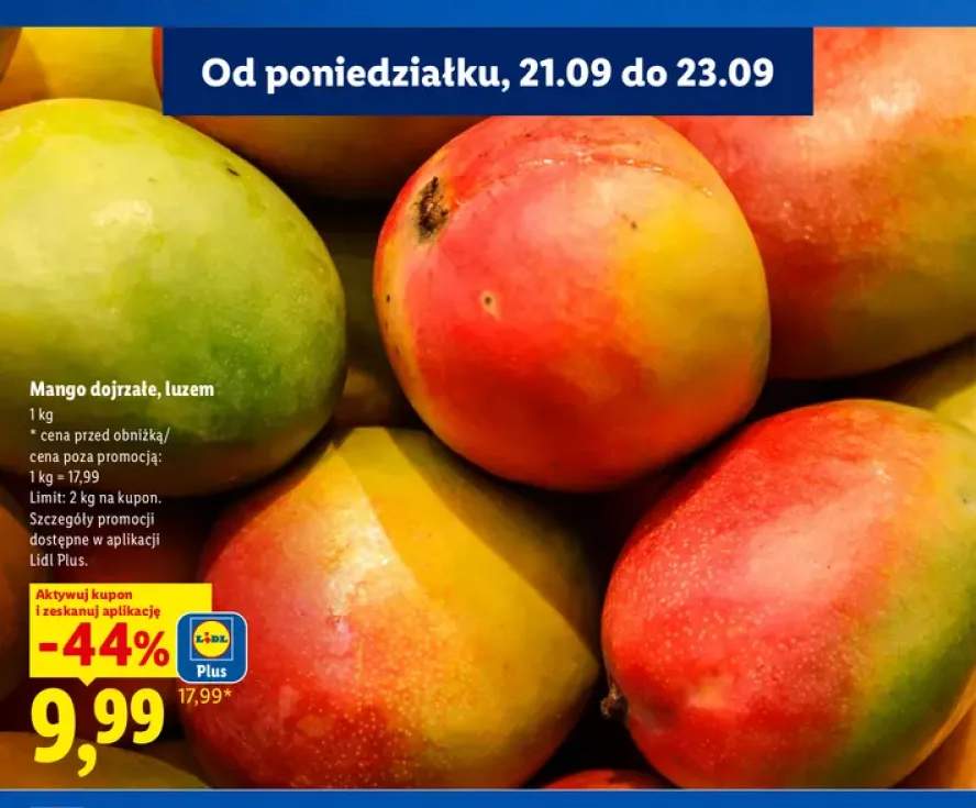 Mango dojrzałe luzem