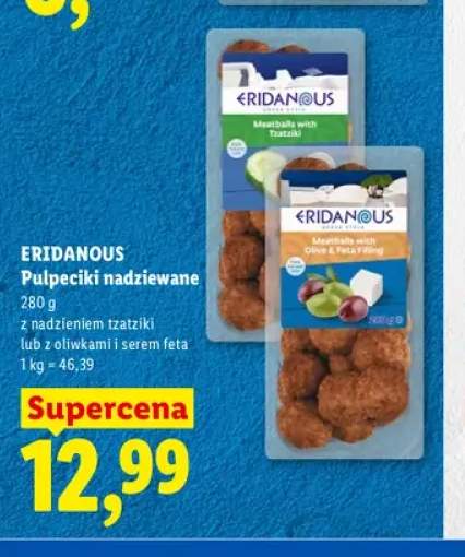 Pulpeciki nadziewane z nadzieniem tzatziki Eridanous +1 wariant