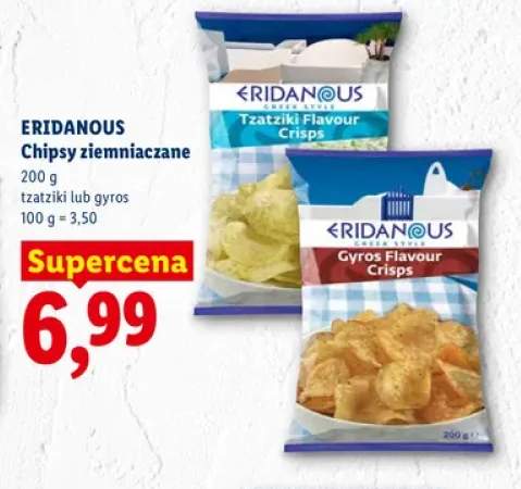 Chipsy ziemniaczane tzatziki Eridanous +1 wariant