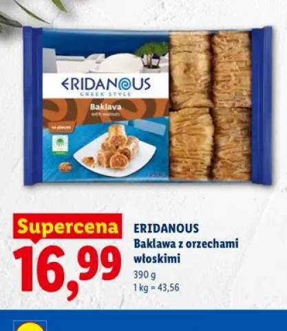 Baklawa z orzechami włoskimi Eridanous