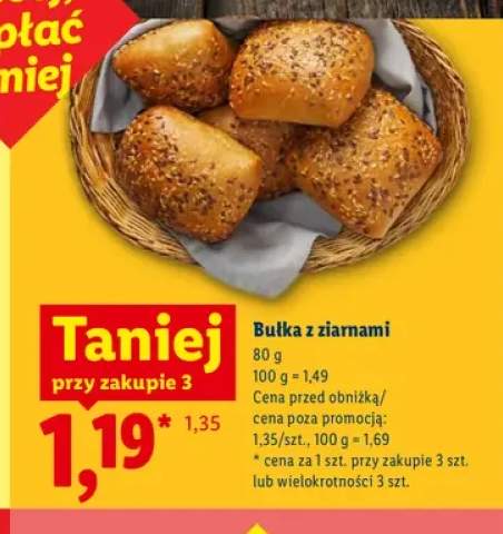 Bułka z ziarnami