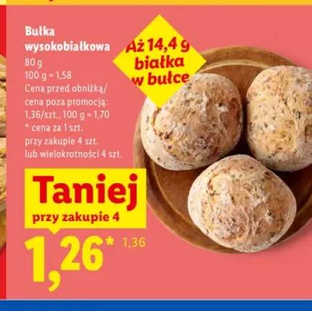 Bułka wysokobiałkowa