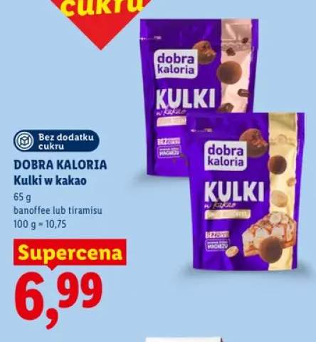 Kulki w kakao banoffee Dobra Kaloria +1 wariant