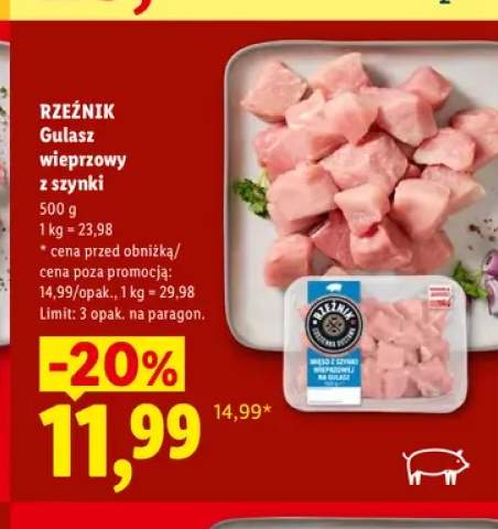 Gulasz wieprzowy z szynki Rzeźnik