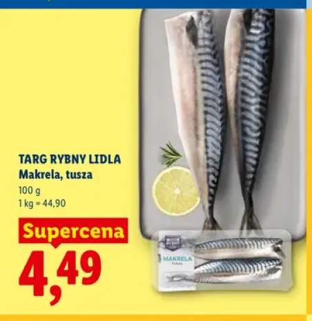 Makrela tusza Targ Rybny Lidla