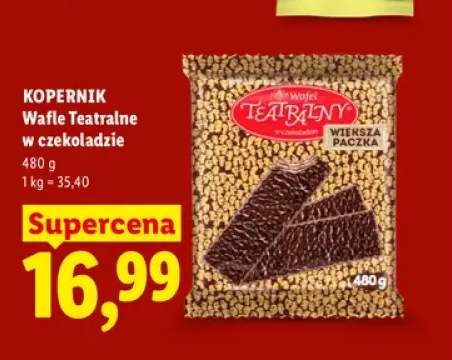 Wafle Teatralne w czekoladzie Kopernik