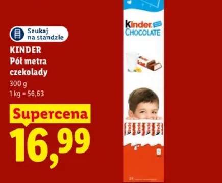 Pół metra czekolady Kinder