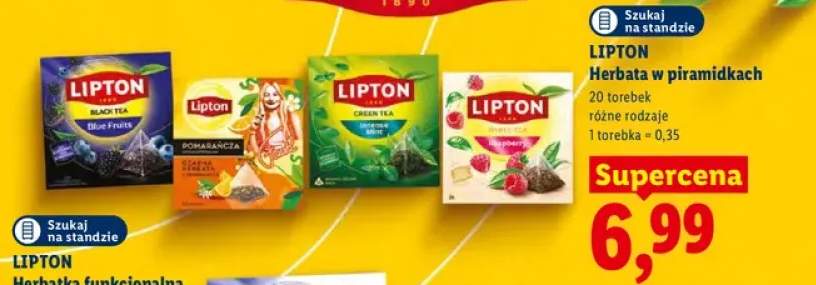 Herbata w piramidkach Lipton