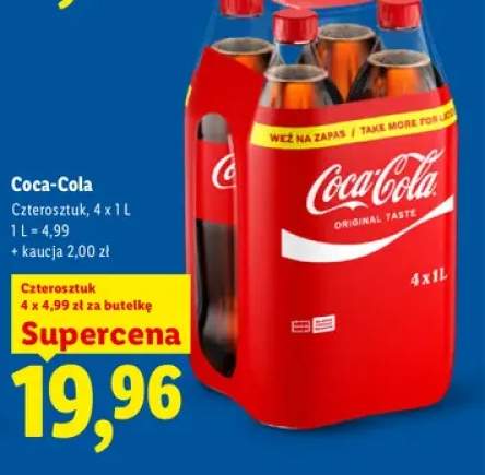Napój gazowany Coca-Cola 4-pak
