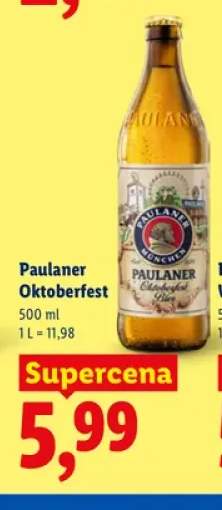 Piwo Paulaner Oktoberfest