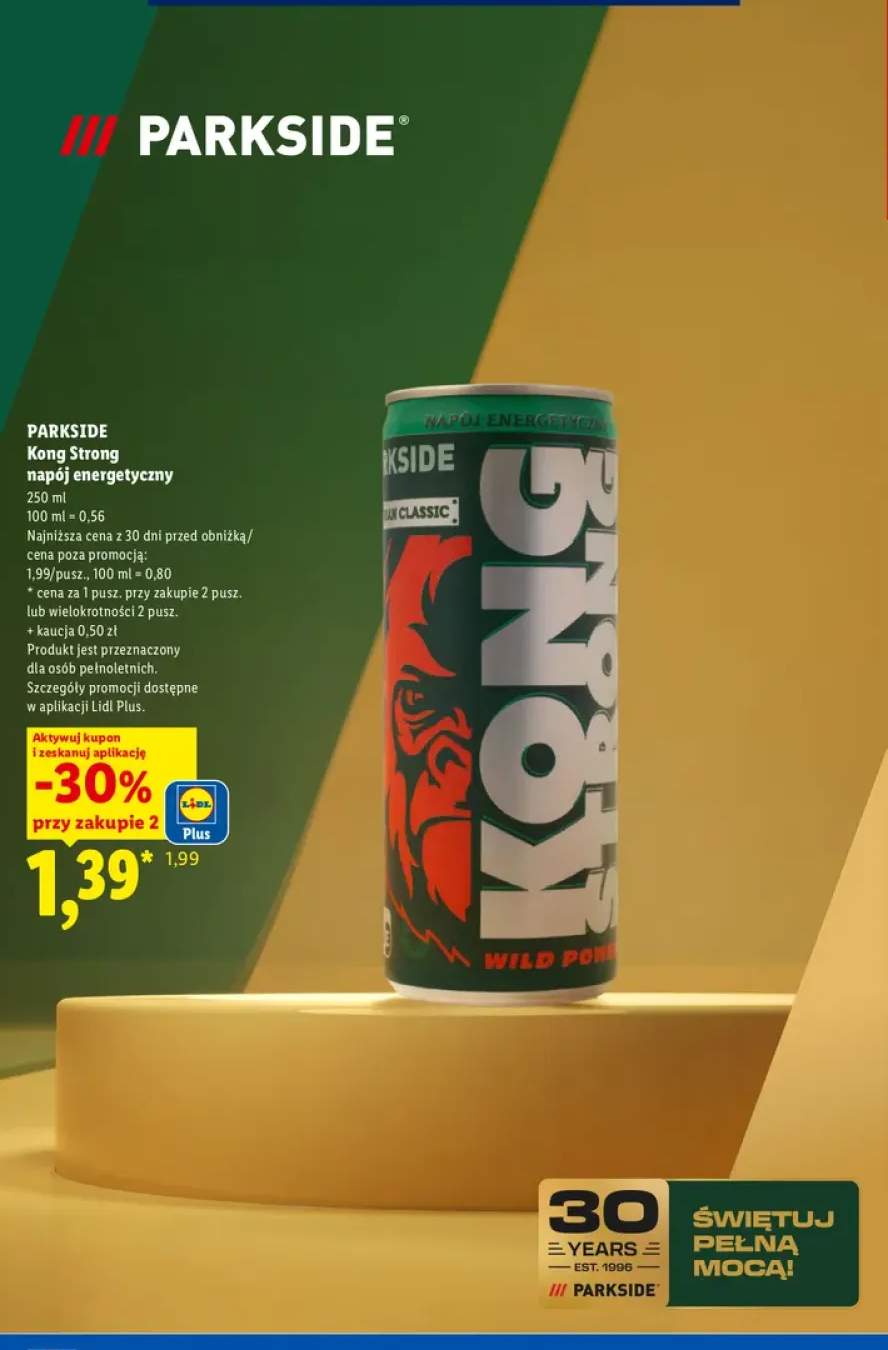 Napój energetyczny Kong Strong Parkside
