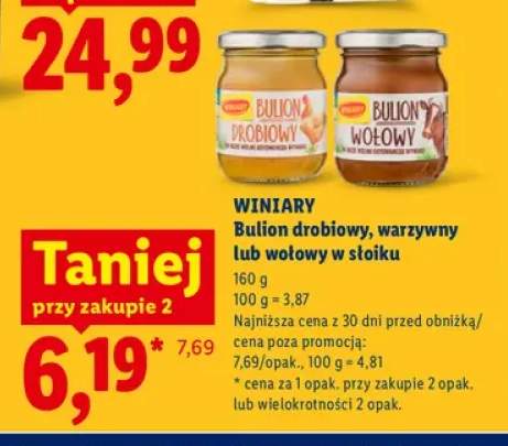 Bulion drobiowy w słoiku Winiary +2 warianty
