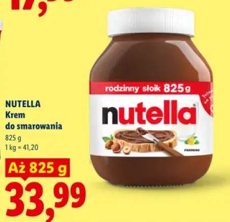 Krem do smarowania Nutella
