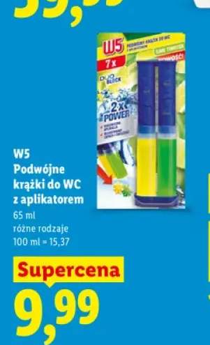 Podwójne krążki do WC z aplikatorem W5