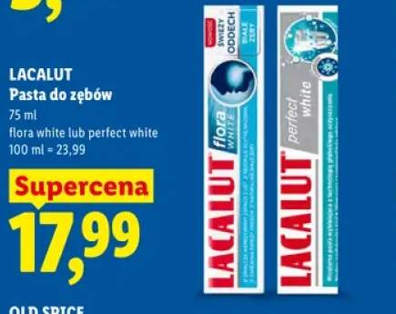 Pasta do zębów Flora White Lacalut +1 wariant