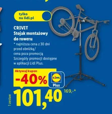 Stojak montażowy do roweru Crivit