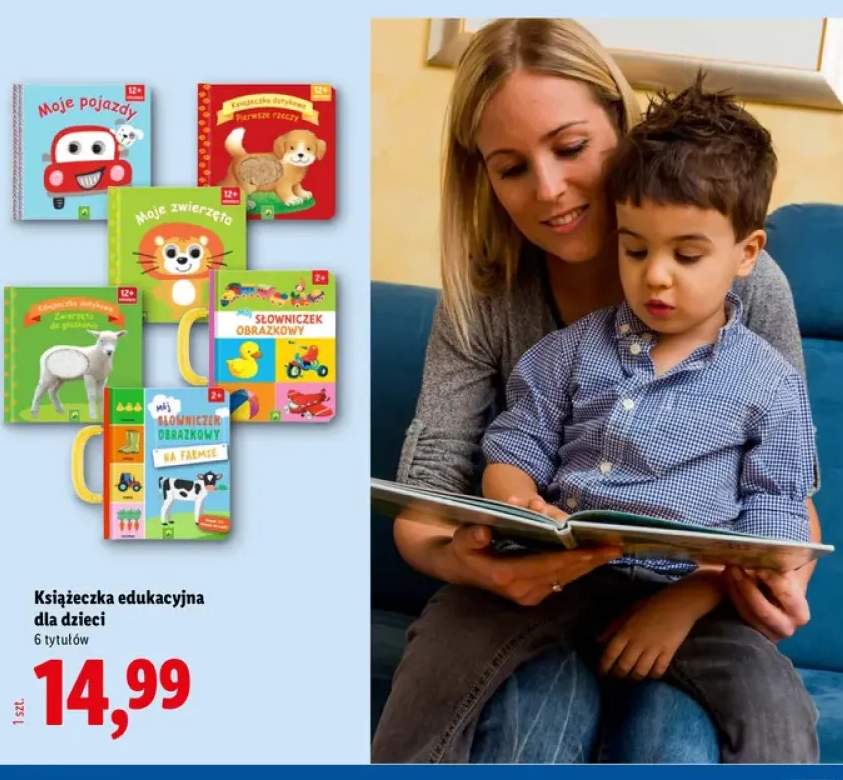 Książeczka edukacyjna dla dzieci Książeczka dotykowa Pierwsze rzeczy +5 wariantów