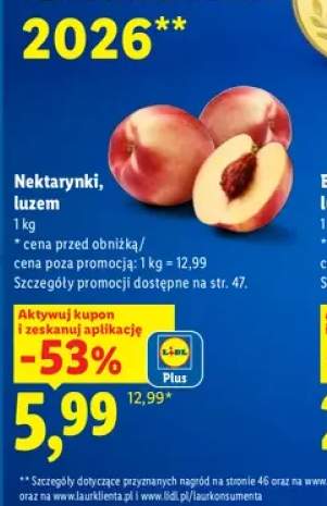 Nektarynki luzem
