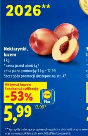 Nektarynki luzem