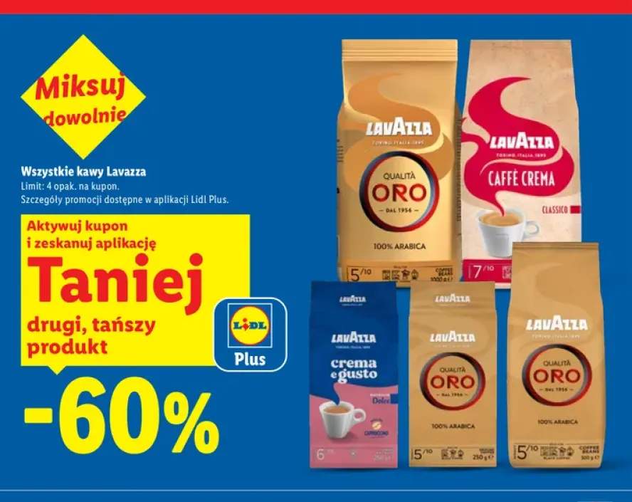 Kawy Lavazza +5 wariantów