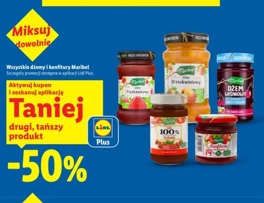 Dżemy i konfitury Maribel +5 wariantów