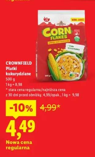 Płatki kukurydziane Crownfield
