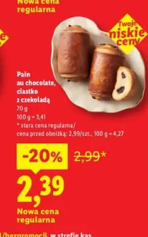 Pain au chocolate ciastko z czekoladą