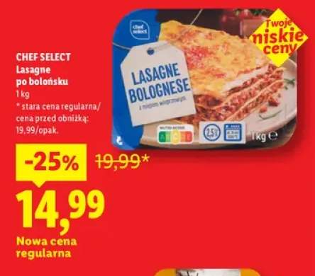 Lasagne po bolońsku Chef Select