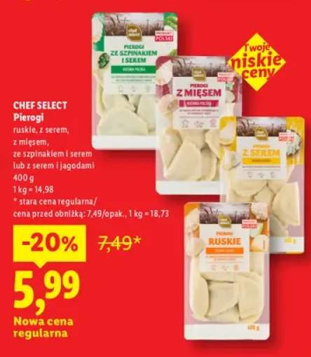 Pierogi ruskie Chef Select +4 warianty